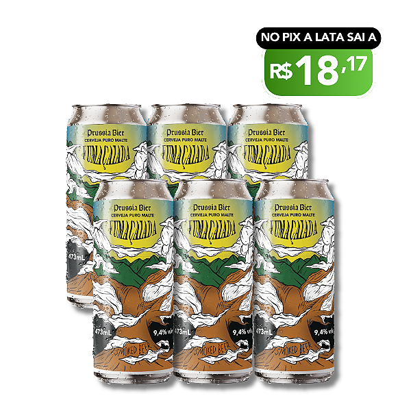 Fumaçaiada - Barley Wine Smoked Beer – 6 Latas