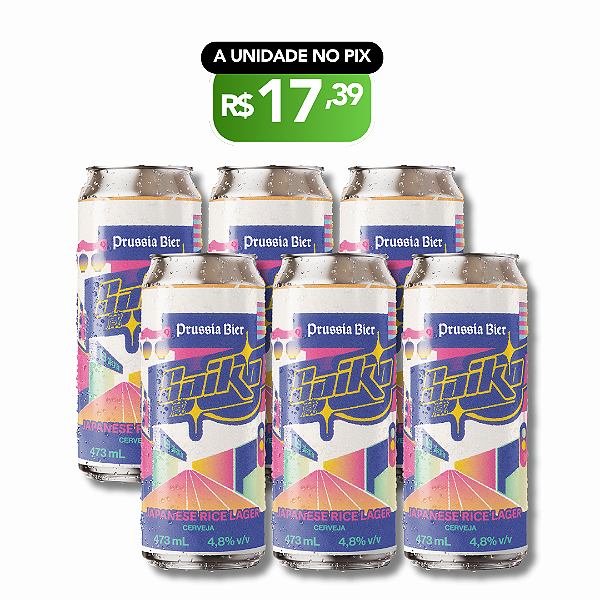 Saiko Rice Lager – 6 latas de 473ml