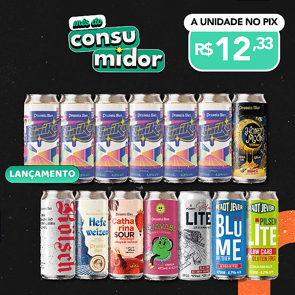 Aquele Kit sem IPA – 14 Latas de 473ml