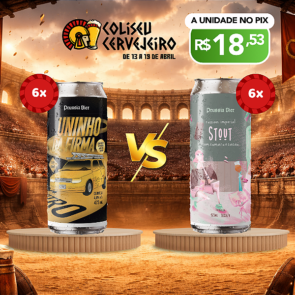 Duelo de Stouts – 12 Latas de 473ml