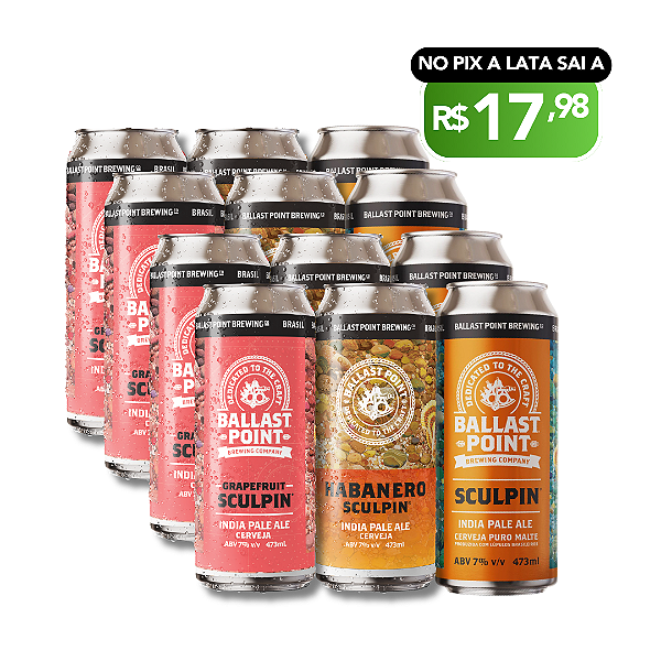 Trilogia Ballast Pont Sculpin – 12 Latas