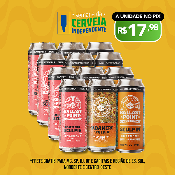Trilogia Ballast Pont Sculpin – 12 Latas