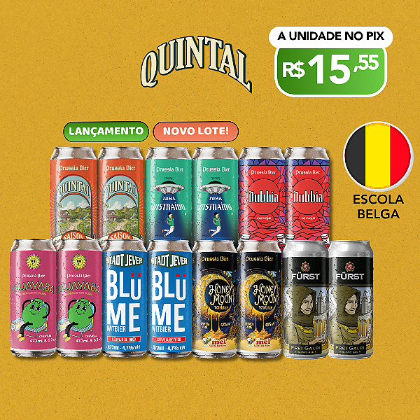 Kit Escola Belga – 14 latas