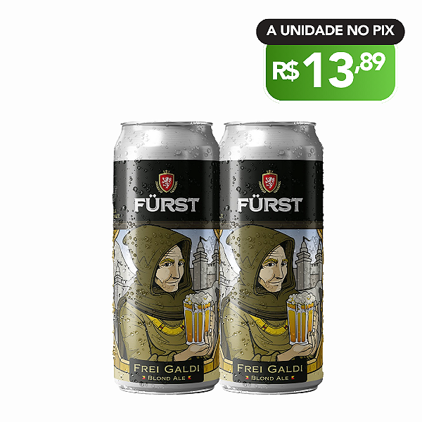 Frei Galdi – Blond ale – 2 Latas