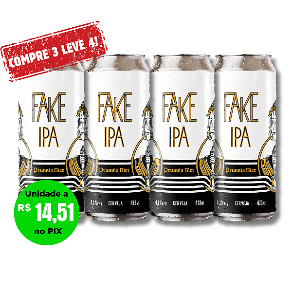 Fake IPA - Session IPA - Compre 3, Leve 4