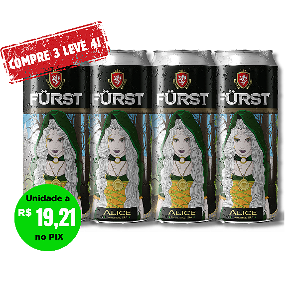 Alice - Imperial IPA - Compre 3, Leve 4