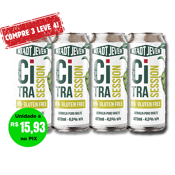 Citra Session - Session IPA - Compre 3, Leve 4