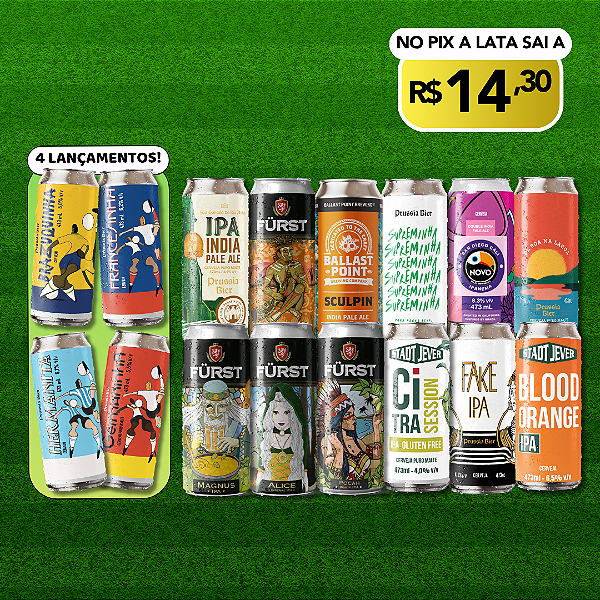 IPAs + Kit da Copa – 16 Latas