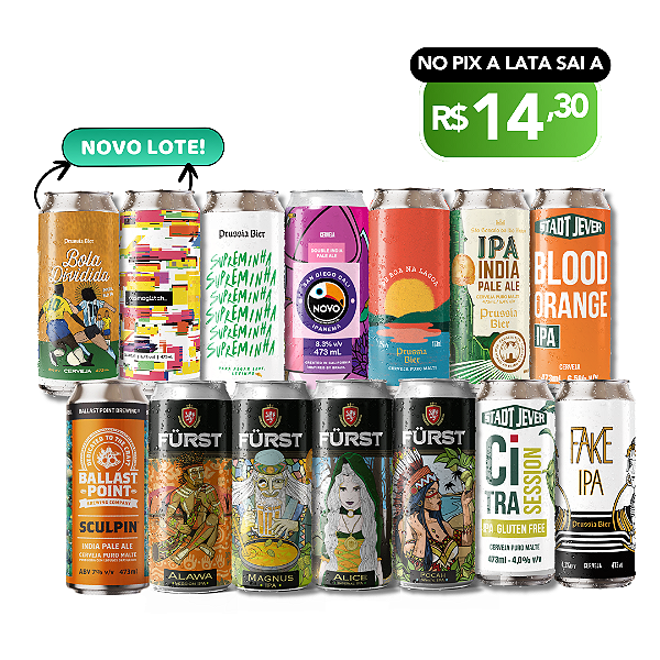 Ipa Lover – Uma de cada - 14 Latas