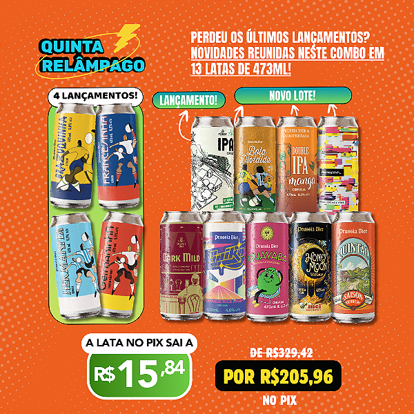 Quinta Relampago – Novidades - 13 Latas