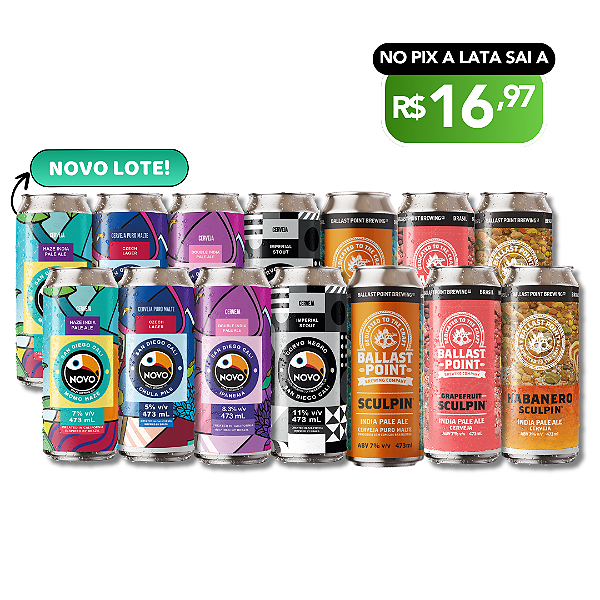 Cervejas Gringas – 14 Latas