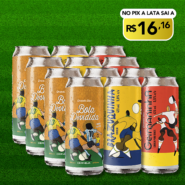 Mix Copa – Brazuquinha + Germaninha + Bola Dividida – 12 Latas