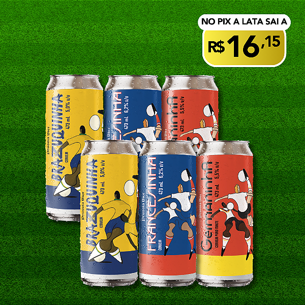 Kit Copa BR – FR – AL – 6 Latas