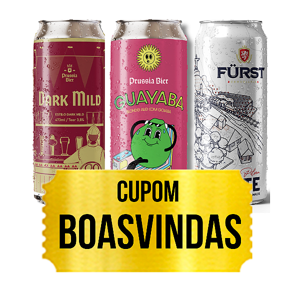 3 cevejas - *o desconto no valor integral é aplicado abaixo