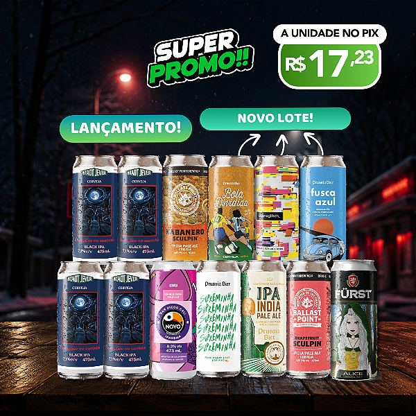 Super Promo Mix IPAs - 13 latas