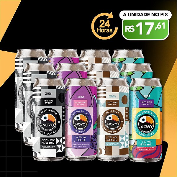 Imersão Novo Brazil Brewing – 12 Latas