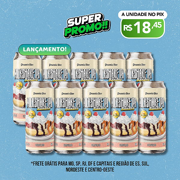 Super Promo Milkshake IPA de Banana – 12 Latas