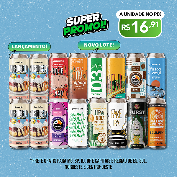 Super Promo Mix IPAs – 16 latas