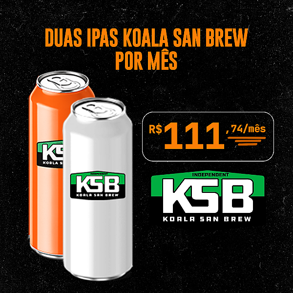 Duas IPAs (diferentes) Koala San Brew por Mês