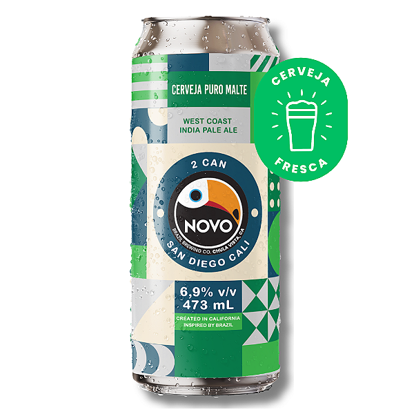 2Can (West Cost IPA) Novo Brazil unidade - Lata 473ml