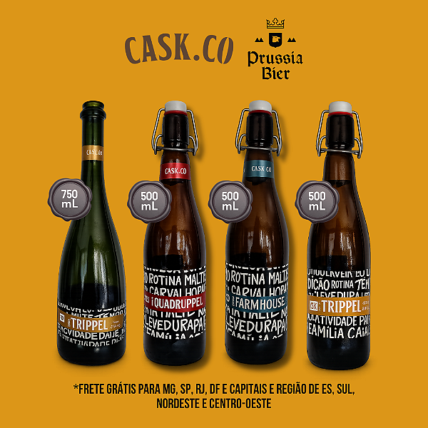 Imersão Cask.co – Cervejas Belgas Refermentadas na garrafa