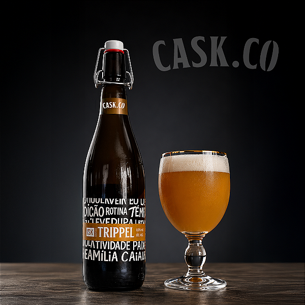 Cerveja (Trippel) Cask.co Unidade - Garrafa 500ml