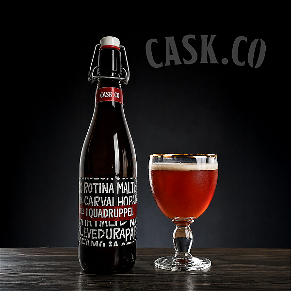 Cerveja (Quadruppel) Cask.co Unidade - Garrafa 500ml