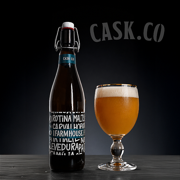 Cerveja (Farmhouse ALE) Cask.co Unidade - Garrafa 500ml