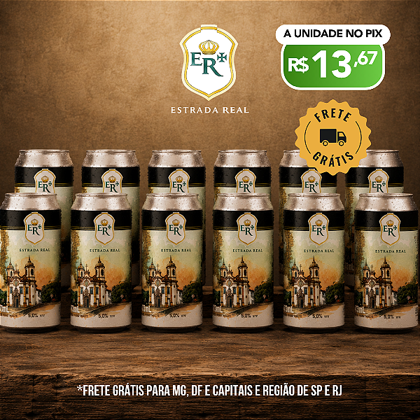 Estrada Real Hop Lager – 12 latas