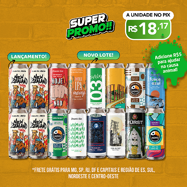 Super Promo New Zealand Triple NEIPA Mix IPAs – 16 Latas