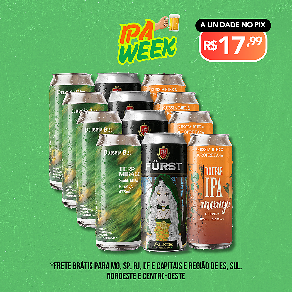 Rinha de Double IPAs - 12 Latas