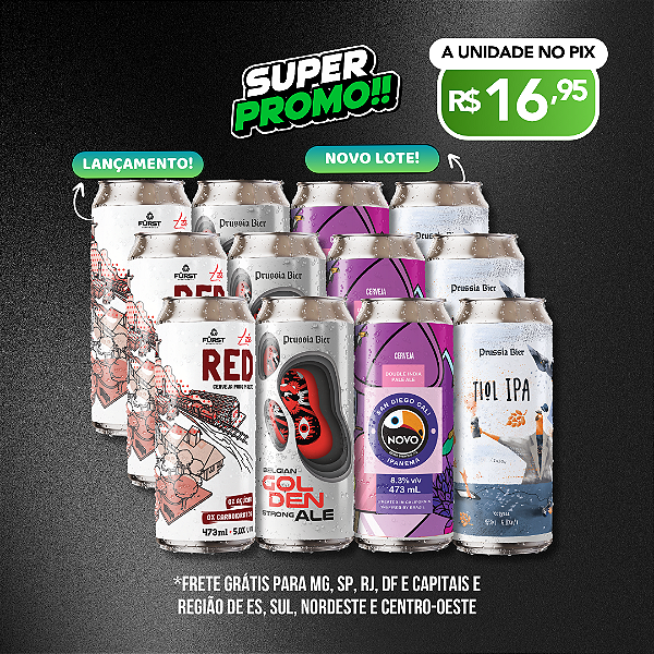 Super Promo Lançamentos - 12 Latas