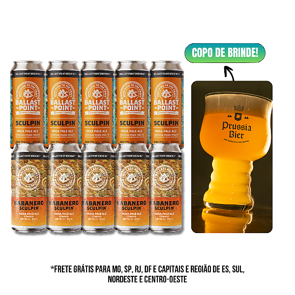 Ballast Point + Hop Master – 10 latas