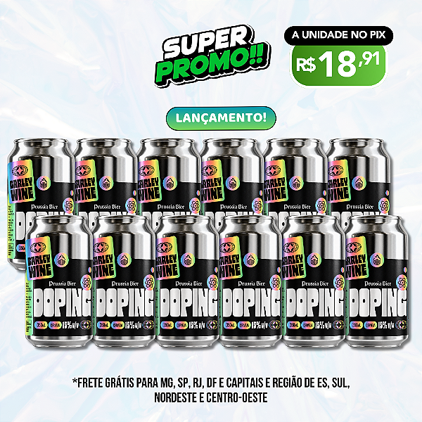 Super Promo Doping - 12 Latas 350ml