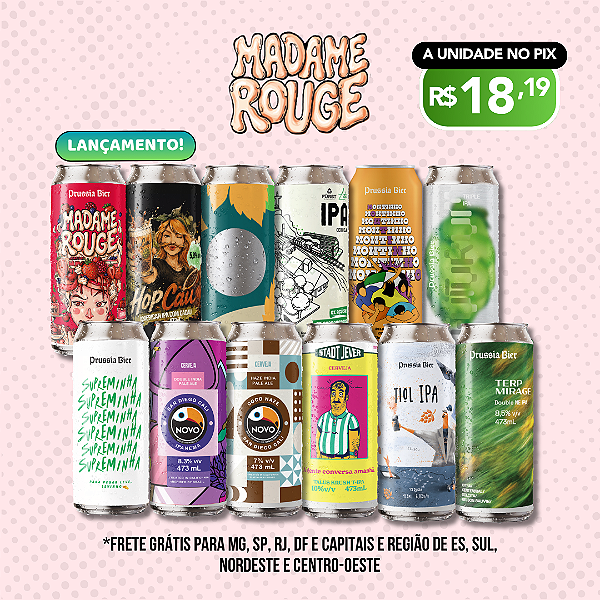 IPAs Novidades - 12 Latas