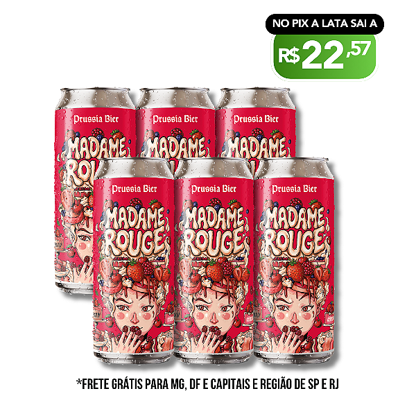 Madame Rouge - Red Double IPA - 6 latas