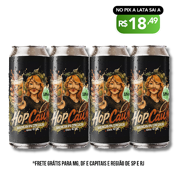 Hopcau (IPA com Cacau) - 4 Latas