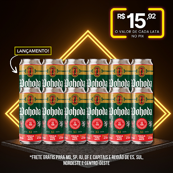 POHODA Czech Lager - Jamal Beer School - 12 Latas