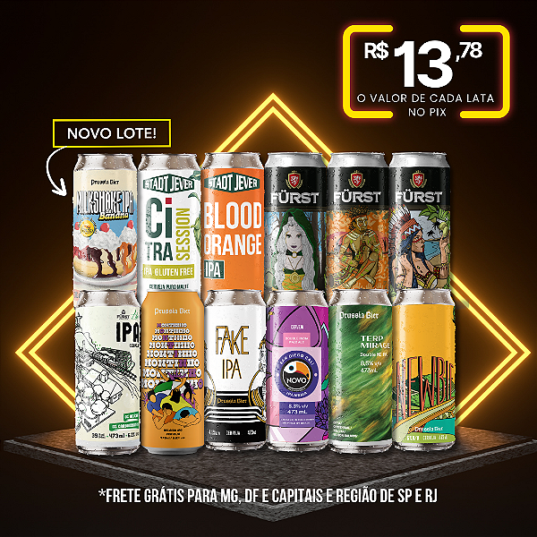 IPAs de Milhões, preço de tostões - 12 Latas