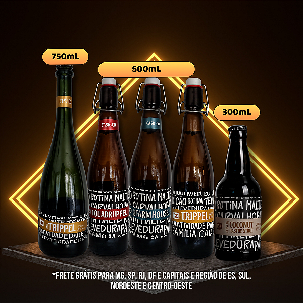Kit Cask.co – 5 garrafas