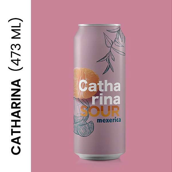 CERVEJA CATHARINA SOUR DE MEXERICA LATA 473ML UNIDADE