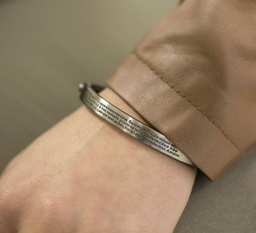 Bracelete Pai Nosso Masculino - ORAÇÃO