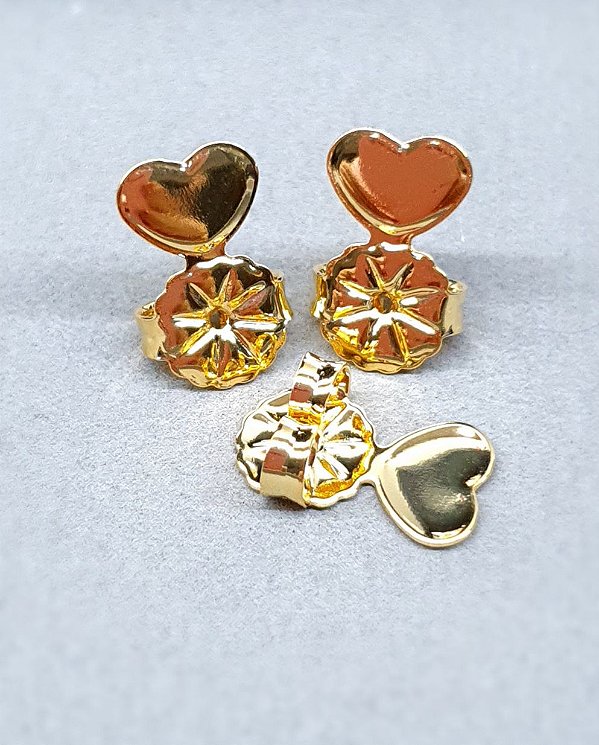 Tarraxa Magica/ Tarraxas Mágicas- 1 par- Banhada a Ouro 18K - SEMIJOIA
