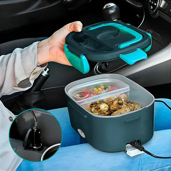 Marmita Elétrica Portátil Bivolt - VERDE