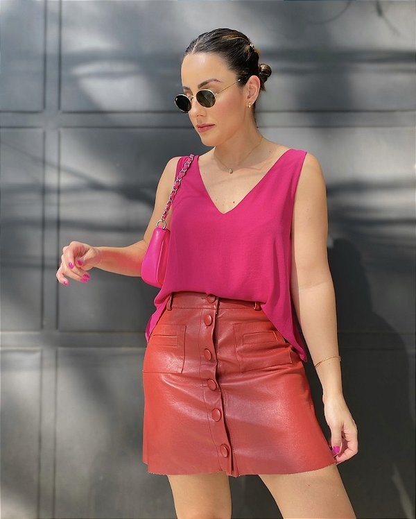 SAIA ISA VERMELHO QUEIMADO