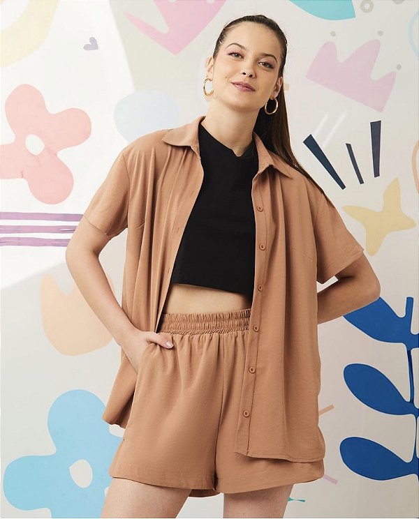 SHORTS EMMA BEGE