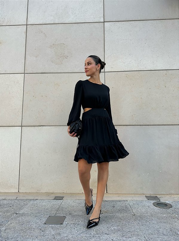 VESTIDO LORE PRETO