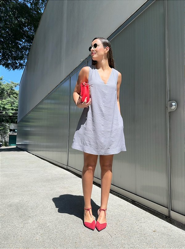 VESTIDO RUTH CINZA
