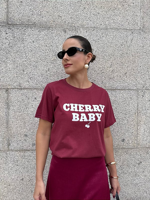 TEE CHERRY BORDÔ