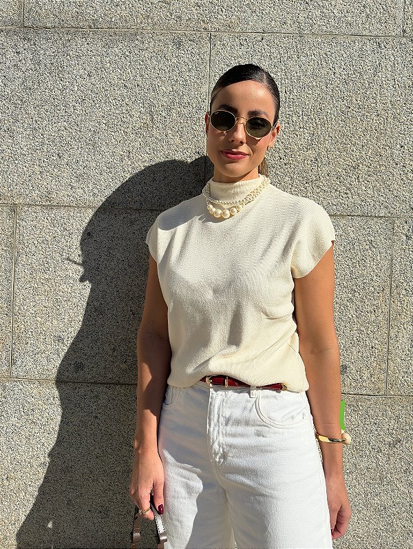 BLUSA MARINA CREME